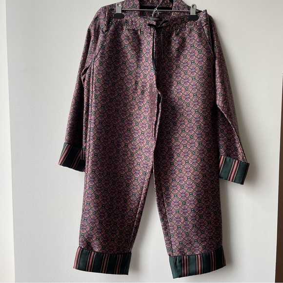 Scotch & Soda Silk Print Pajama Suit Co-ord Set - Picture 5 of 10